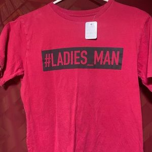Boys XL Ladies Man Tshirt